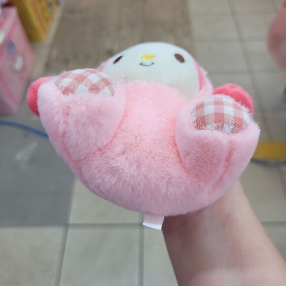 Brand New My Melody Pink Plaid Plushies Keychain - Picture 6 of 8